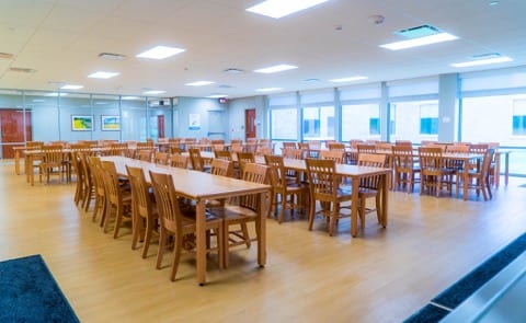Cafeteria, where our patients enjoy their meals
