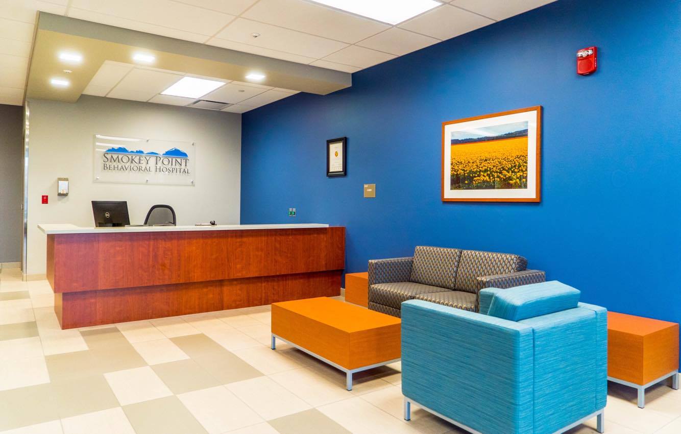 Front desk of our mental health care facility