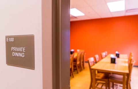 Private dining options available at Smokey Point Behavioral Hospital