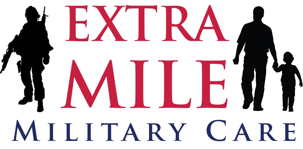 Extra Mile Military Care logo