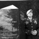 Leroy Petry standing next to Leroy Monument